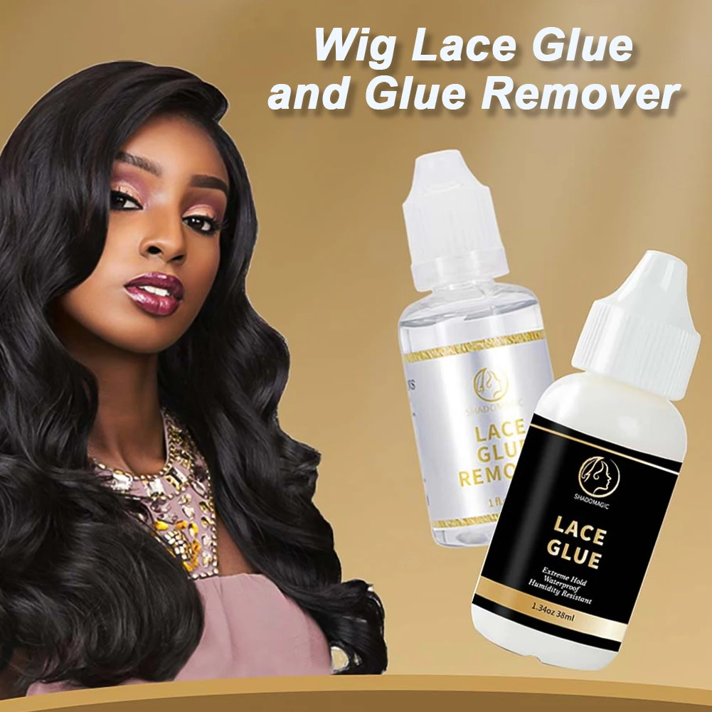 Wig Adhesive Strong Hold Lace Glue And Adhesive Remover For Wigs Extreme Hold Hair Replacement Adhesive For Toupee Systems Wig Adhesive Strong Hold Lace Glue And Adhesive Remover For Wigs Extreme Hold Hair Replacement Adhesive For Toupee Systems - Image 2