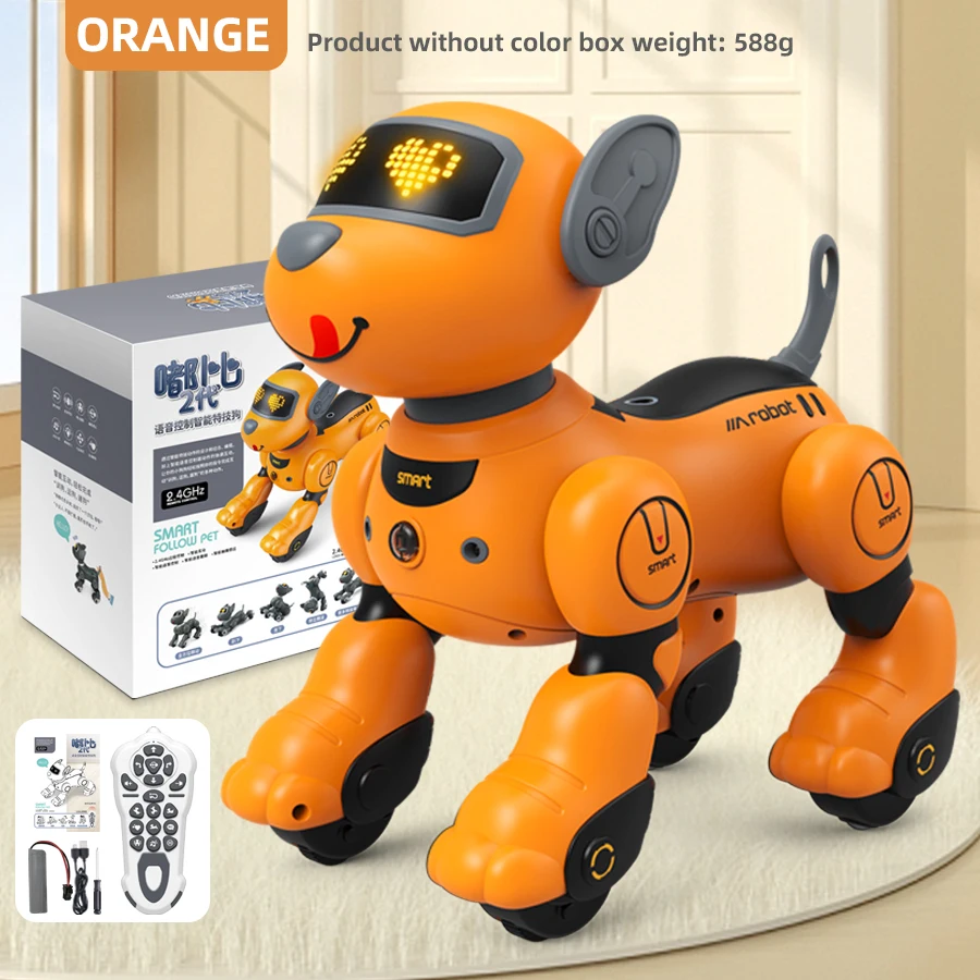 Kinder Spielzeug Fernbedienung Intelligente Roboter Hund Diy Programmierung Stimme Interaktive Elektronische Haustier Hund Roboter Modell Geschenk Kinder Spielzeug Fernbedienung Intelligente Roboter Hund Diy Programmierung Stimme Interaktive Elektronische Haustier Hund Roboter Modell Geschenk – Bild 15
