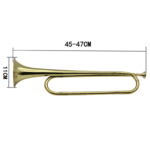 Marsch-Trompete aus Messing, französische Trompete, Blechblasinstrument für Kinder, Erwachsene und Orchester
