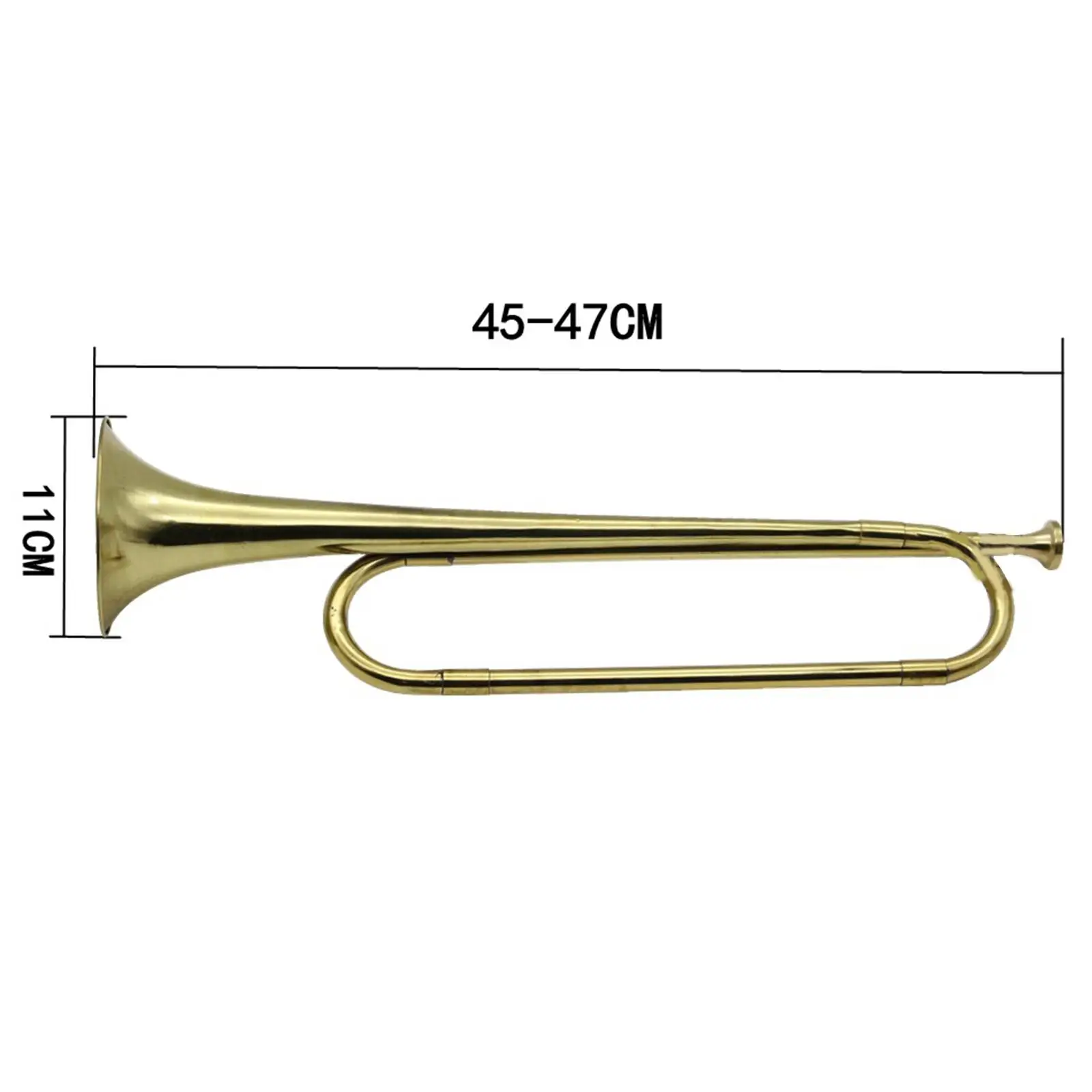 Marsch-Trompete Aus Messing, Französische Trompete, Blechblasinstrument Für Kinder, Erwachsene Und Orchester Marsch-Trompete Aus Messing, Französische Trompete, Blechblasinstrument Für Kinder, Erwachsene Und Orchester