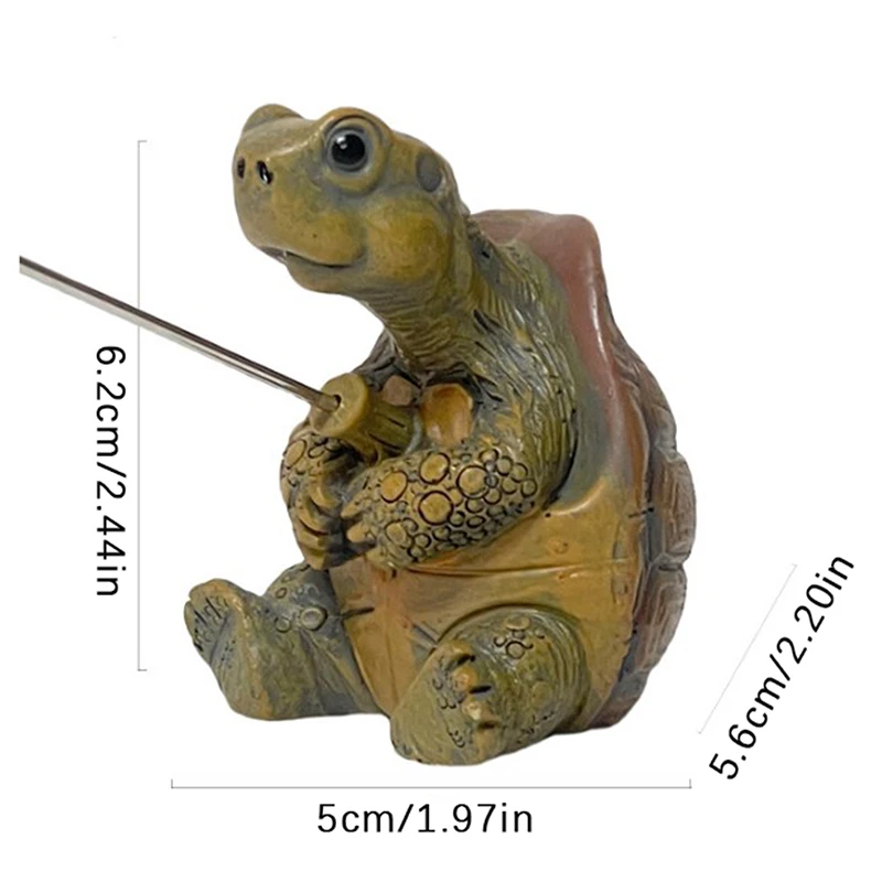 Kreative Seil-Fischerei-Schildkröten-Statue, Niedliche Simulations-Schildkröten-Harzfigur, Tier-Skulptur, Ornament Für Den Außenbereich, Haus- Und Gartendekoration Kreative Seil-Fischerei-Schildkröten-Statue, Niedliche Simulations-Schildkröten-Harzfigur, Tier-Skulptur, Ornament Für Den Außenbereich, Haus- Und Gartendekoration – Bild 6