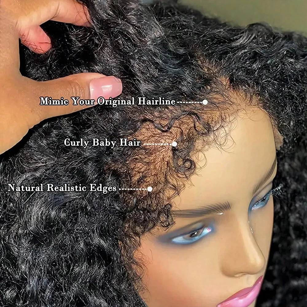 36-40 Zoll Lace-Front-Perücken, Vorgezupft, Mit Verstecktem Riemen, Deep Wave Lace-Front-Perücken Aus Echthaar, 250 % Dichte, Lockig, Wet &Amp; Wavy, 13X4 13X6 Hd Deep Wave Echthaarperücke Für Damen 36-40 Zoll Lace-Front-Perücken, Vorgezupft, Mit Verstecktem Riemen, Deep Wave Lace-Front-Perücken Aus Echthaar, 250 % Dichte, Lockig, Wet &Amp; Wavy, 13X4 13X6 Hd Deep Wave Echthaarperücke Für Damen - Image 4