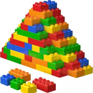 Kinder DIY Bausteine Set Spielzeug Urban Classic Bausteine Zusammengebautes Lernspielzeug für Jungen Mädchen Weihnachtsgeschenk 200 Stück