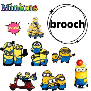 Minions Anstecknadel aus Metall – Cartoon-Brosche