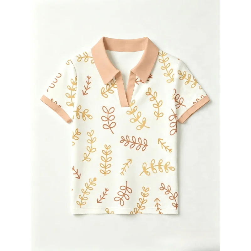 A Stylish And Versatile Women'S Button-Free Polo Shirt For 2026—A Chic, Go-To Top Perfect For The Daily Commute. A Stylish And Versatile Women'S Button-Free Polo Shirt For 2026—A Chic, Go-To Top Perfect For The Daily Commute. - Image 6