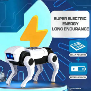Elektrischer RC Intelligenter Roboterhund mit Clip Multifunktionaler RC Mechanischer Hund Lehrreiches Spielzeug Bionischer Smarter Roboter Spielzeug Geschenk