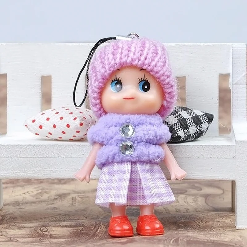 5 Stück Kinderspiel Zeug Weiche Baby Puppen Spielzeug Mini Puppe Für Mädchen Zufällige Farben 5 Stück Kinderspiel Zeug Weiche Baby Puppen Spielzeug Mini Puppe Für Mädchen Zufällige Farben - Image 2