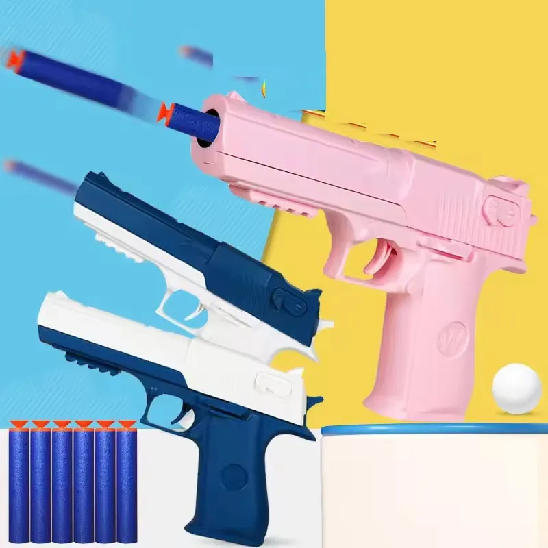 Children Toy Guns Plastic Pistol Manual Handgun Toy Foam Dart Blaster Shooting Model Launcher Kids Outdoor Games Toy Gift Children Toy Guns Plastic Pistol Manual Handgun Toy Foam Dart Blaster Shooting Model Launcher Kids Outdoor Games Toy Gift