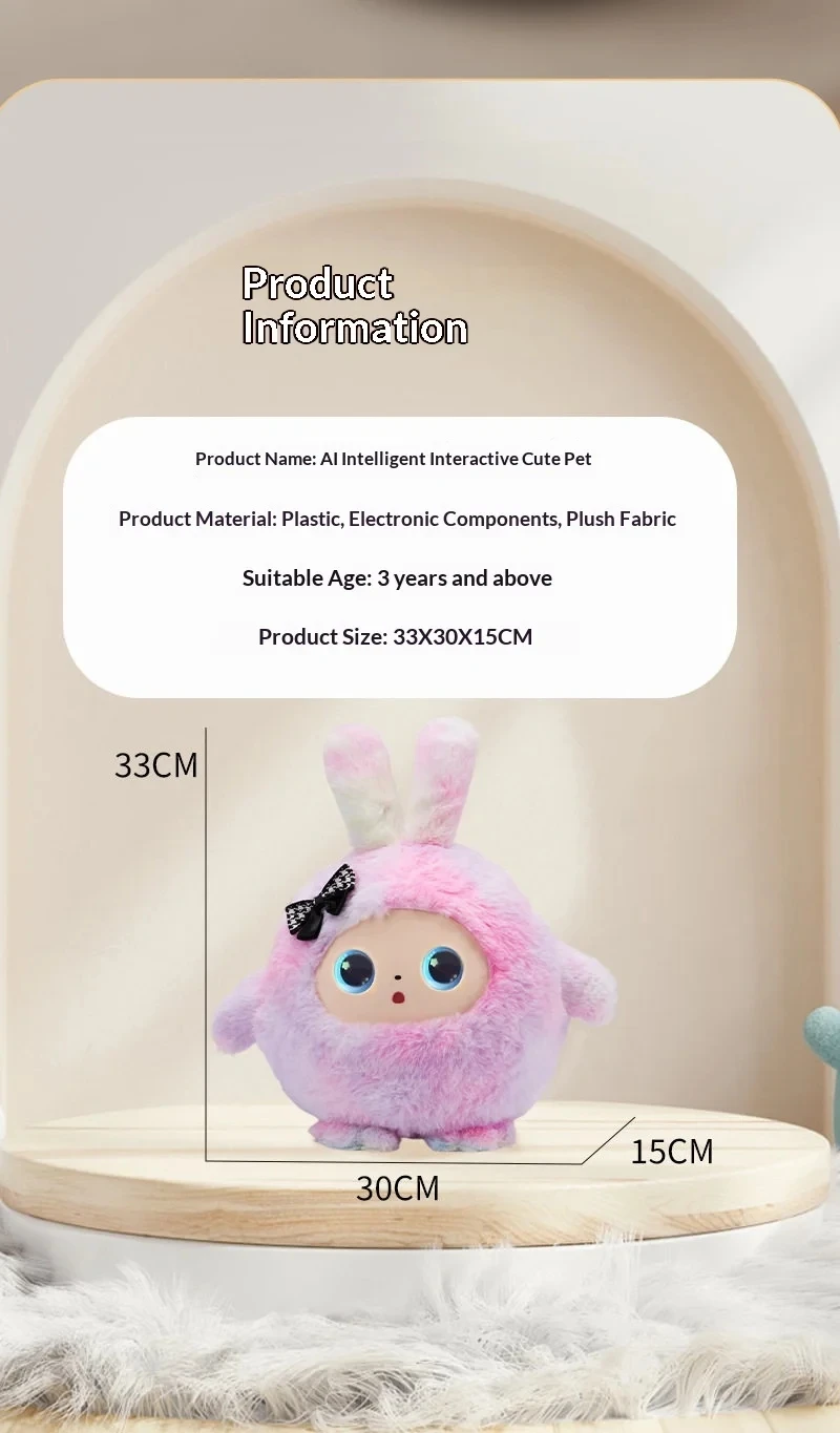 Ai Intelligent Interactive Plush Doll Toy Voice Talking Chat Kids Early Educational Robot Electronic Pet Gift For Boys Girls Ai Intelligent Interactive Plush Doll Toy Voice Talking Chat Kids Early Educational Robot Electronic Pet Gift For Boys Girls - Image 6