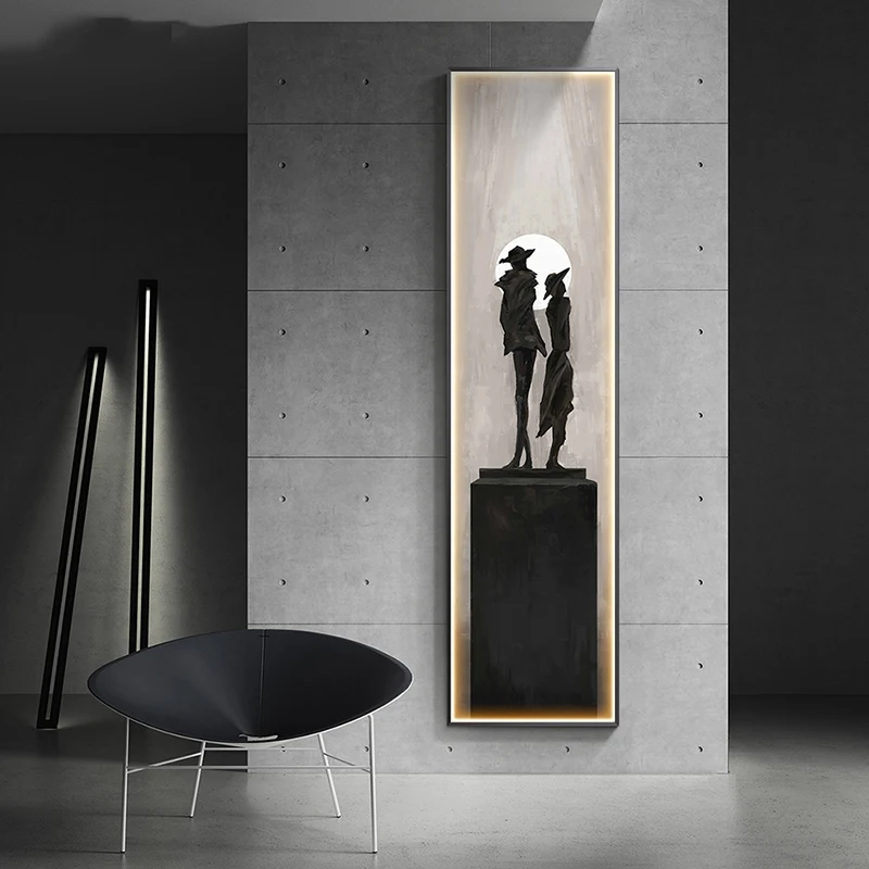 Led-Wandleuchte Mit Moderner Abstrakter Kunst – Wandbild-Lampe Für Wohnzimmer, Küche &Amp; Flur Led-Wandleuchte Mit Moderner Abstrakter Kunst – Wandbild-Lampe Für Wohnzimmer, Küche &Amp; Flur – Bild 2