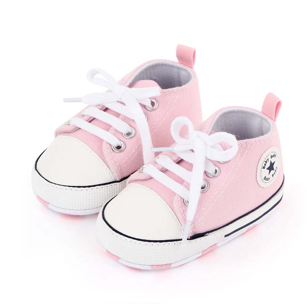 New Baby Shoes Boys Girls Classic Canvas Casual Sneakers Spring Newborn First Walker Toddler Soft Sole Non-Slip Walking Shoes - Image 10