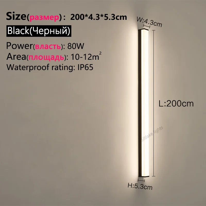 Led-Außenwandleuchte, Modern, Wasserdicht, Ip65, Villa, Veranda, Garten, Terrasse, Exterio, Wandleuchte, Regenfest, Vor Der Garagentorlampe Led-Außenwandleuchte, Modern, Wasserdicht, Ip65, Villa, Veranda, Garten, Terrasse, Exterio, Wandleuchte, Regenfest, Vor Der Garagentorlampe - Image 16