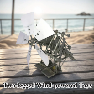 Zweibeiniges, windenergiebetriebenes Biestroboterspielzeug für ab 14 oder Erwachsene, DIY-Wissenschaftspuzzle, Montage, pädagogisches mechanisches DIY-Kit, Geschenk