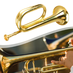Trompete Messing Musikinstrument Marschieren Signalhorn Blasen Signalhorn Trompete Musikinstrument Anfänger