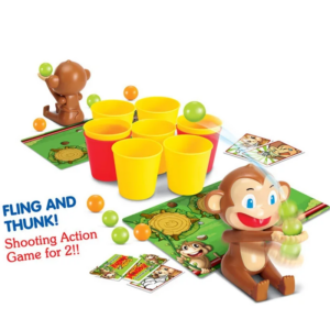 Crazy Monkey Shooting Game Basketball Game Children's Toy Pinball Game Cartoon Party Game Puzzle Toy Christmas Gift