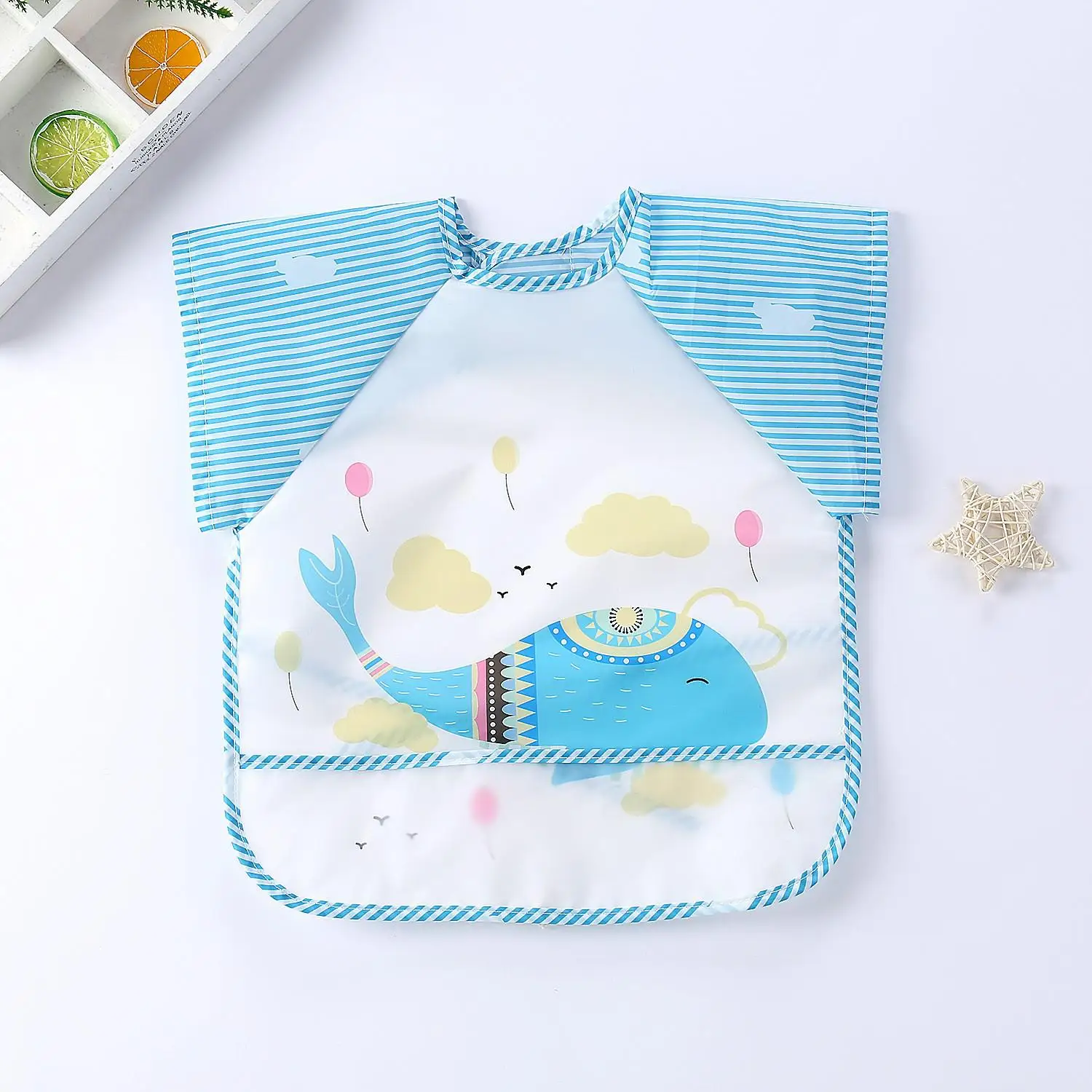 Wasserdichtes Ärmellätzchen mit Tasche, 0–3 Jahre - Image 17