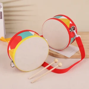 Kinder Percussion Trommel Holz Spielzeug Set Mit Tragegurt Musik Instrument Lehrmittel Für Kleinkinder Entwickeln Kinder Rhythmus Sinn