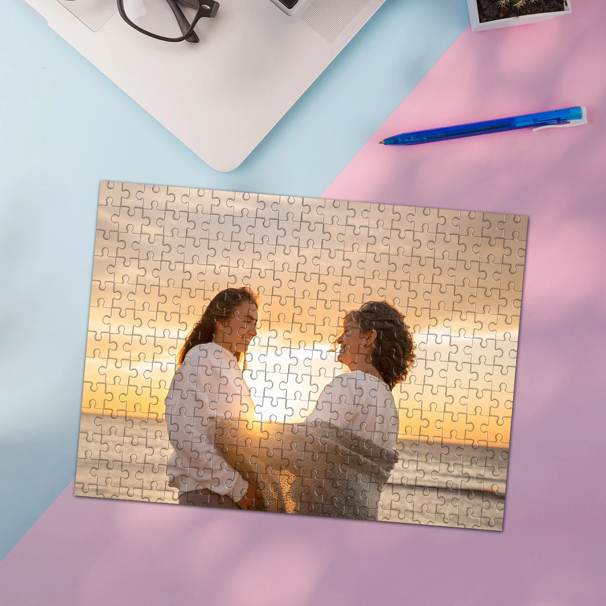 35/300/500/1025 Stück Personalisiertes Individuelles Fotopuzzle Freund Hochladen Foto Für Individuelles Puzzle Einzigartiges Geschenk Für Familie Freunde Spe 35/300/500/1025 Stück Personalisiertes Individuelles Fotopuzzle Freund Hochladen Foto Für Individuelles Puzzle Einzigartiges Geschenk Für Familie Freunde Spe - Image 2