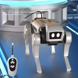Rc Roboter Kinder Fernbedienung Mechanische Hund Spielzeug Wissenschaft Unterricht Diy Montage Modell Elektrische Set Spielzeug für Jungen Kinder Geschenk
