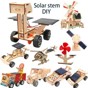 DIY-Spielzeug für wissenschaftliche und bildliche Experimente für Kinder, handmontierte Modelle, 3D-Holzpuzzles, Wissenschafts- und Bildungsspielzeug