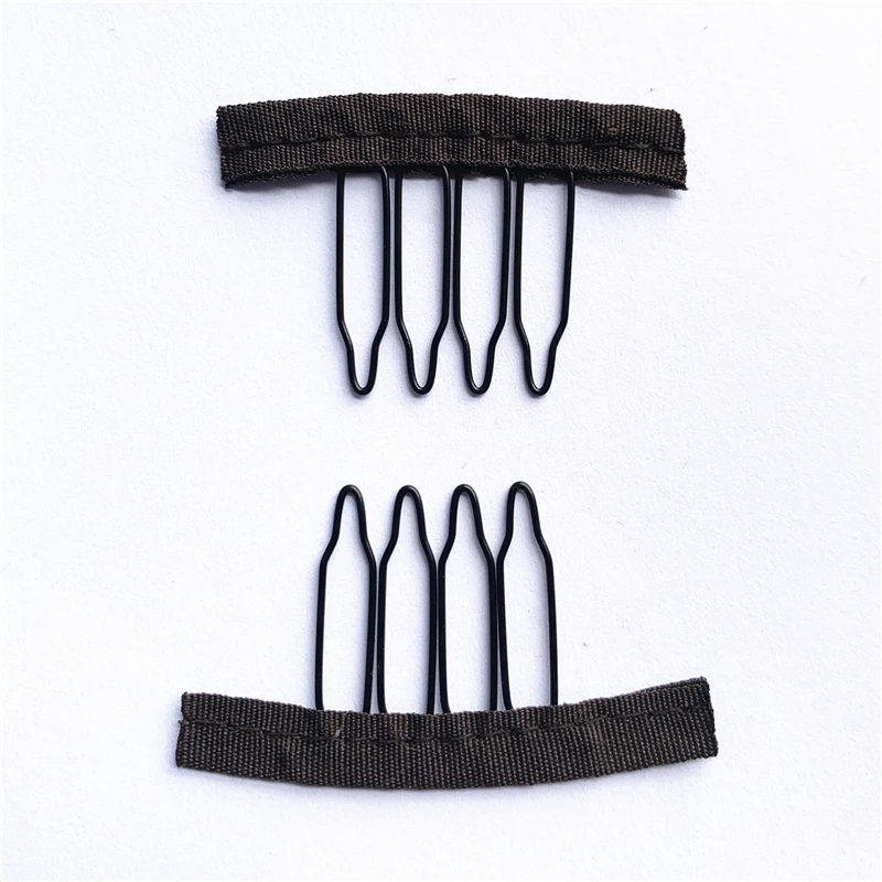 50Pcs Steel Wig Combs And Clips 4/5/6/7 Teeth Wig Comb With Cloth For Making Wig Caps Wig Secure Combs 50Pcs Steel Wig Combs And Clips 4/5/6/7 Teeth Wig Comb With Cloth For Making Wig Caps Wig Secure Combs - Image 20
