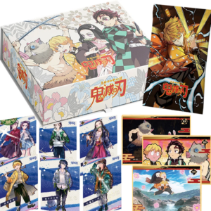 Hoch beliebte Anime Demon Slayer-Sammelkarten für Kinder. Exquisite und hochwertige visuelle Kunst-Charakterkarten, Spielzeug, Geschenke
