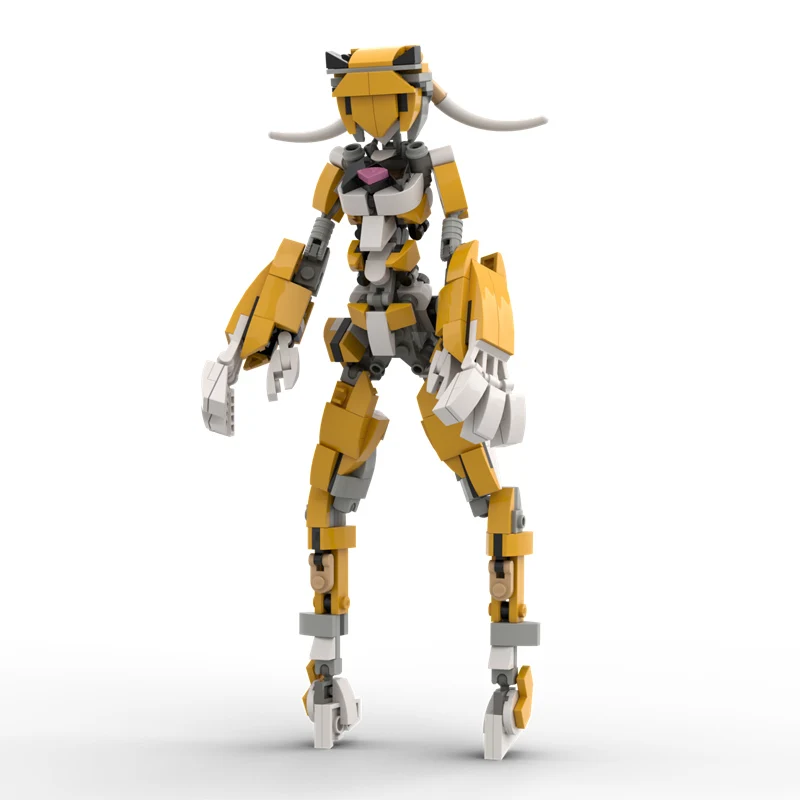 New Creative Tiger Girl Robot Model Building Kit,Tiger Girl Fighter Mecha Assembly Movable Joint Brick Diy Design Toy Model New Creative Tiger Girl Robot Model Building Kit,Tiger Girl Fighter Mecha Assembly Movable Joint Brick Diy Design Toy Model - Image 6