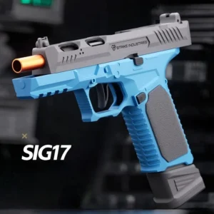 Outdoor Sports Shooting Toy Gun Pistol with Shell Ejecting Feature for Kids Birthday Gift Dropshipping