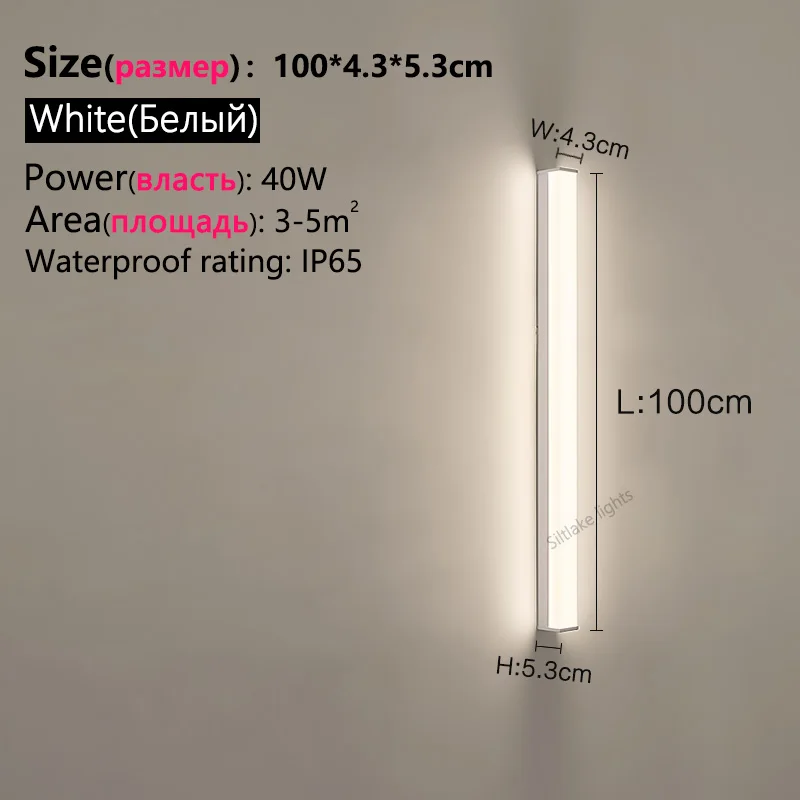 Led-Außenwandleuchte, Modern, Wasserdicht, Ip65, Villa, Veranda, Garten, Terrasse, Exterio, Wandleuchte, Regenfest, Vor Der Garagentorlampe Led-Außenwandleuchte, Modern, Wasserdicht, Ip65, Villa, Veranda, Garten, Terrasse, Exterio, Wandleuchte, Regenfest, Vor Der Garagentorlampe - Image 11