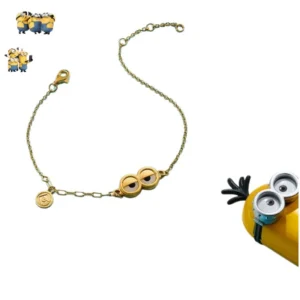 Minions Series Gold Bracelet - Niche Minimalist Jewelry with a Cute & Fun Design