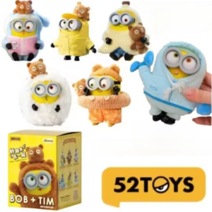 52TOYS Minions Good Friends Together Series Vinyl Pendant Blind Box Desktop Ornament Collectible Trendy Toy Christmas Gift