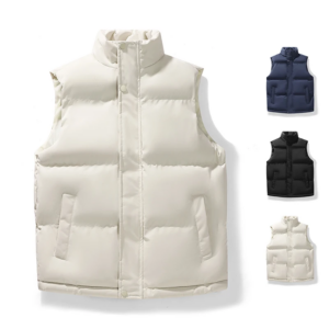 Herren-Bestseller Daunen-Baumwoll-Pullover im Westenstil, dick, warm, für Herbst und Winter, neuer Baumwollmantel