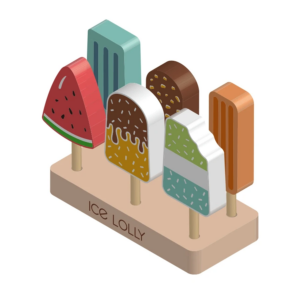 Children Play House Ice Cream Toys For Girls Boys Cutting Fruit Kitchen DIY Pretend Play Educational Toy
