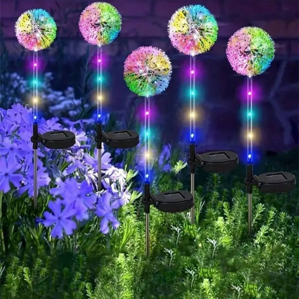 Solar-Led-Löwenzahn-Lichter, Wasserdichte Dekorative Außenleuchten, Landschaftsbeleuchtung Für Garten, Rasen, Hof, Weg Und Topfpflanze Solar-Led-Löwenzahn-Lichter, Wasserdichte Dekorative Außenleuchten, Landschaftsbeleuchtung Für Garten, Rasen, Hof, Weg Und Topfpflanze - Image 6