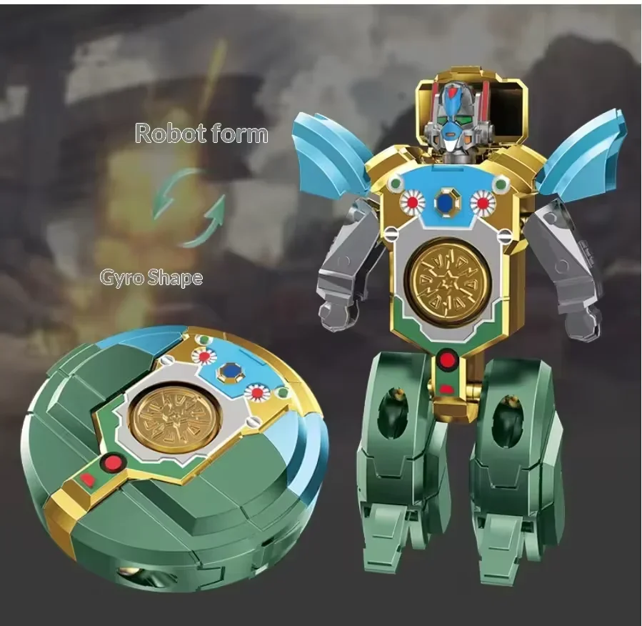 Mechanischer Fingerspitzen-Gyroskop: Kreativer Diy-Mecha-Panzer-Transformationsroboter – Lehrreiches Und Stressabbauendes Spielzeug Für Kinder Mechanischer Fingerspitzen-Gyroskop: Kreativer Diy-Mecha-Panzer-Transformationsroboter – Lehrreiches Und Stressabbauendes Spielzeug Für Kinder - Image 7