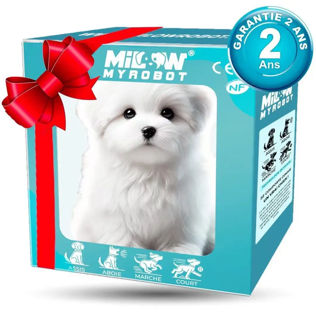 2026 New Cute Plush Robot Puppy Interactive Walking Simulated Puppy Barking Tail Wagging Puppy Plush Toy Chilren-Without Battery 2026 New Cute Plush Robot Puppy Interactive Walking Simulated Puppy Barking Tail Wagging Puppy Plush Toy Chilren-Without Battery - Image 3