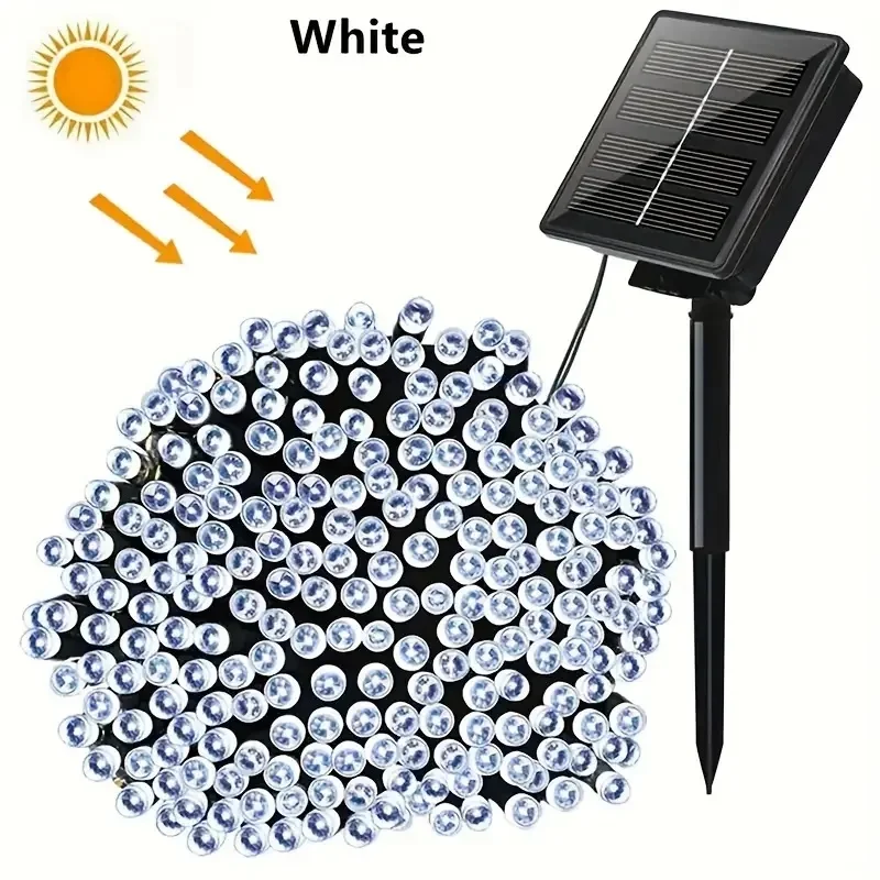 Outdoor Solar Lichterkette Led Weihnachtsdekoration, Lichterkette Solar Lichterkette Garten Weihnachtsdekoration Licht Outdoor Solar Lichterkette Led Weihnachtsdekoration, Lichterkette Solar Lichterkette Garten Weihnachtsdekoration Licht - Image 8