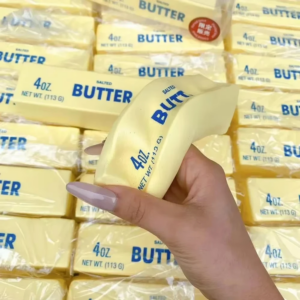 Butter-Stick Fidget-Spielzeug: Elastischer Käse-Stick zum Quetschen – Lustiges Stress- und Angstabbau-Spielzeug für Spaß und Scherz