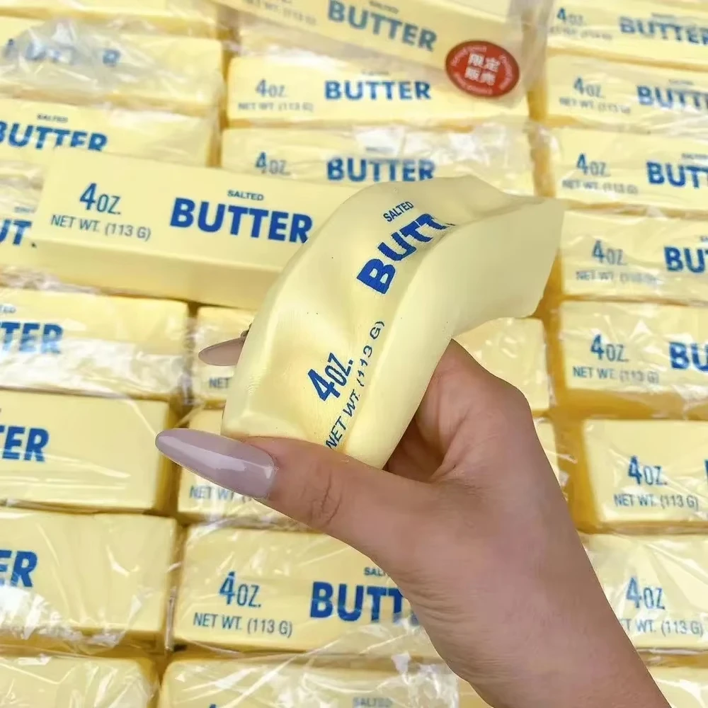 Butter-Stick Fidget-Spielzeug: Elastischer Käse-Stick Zum Quetschen – Lustiges Stress- Und Angstabbau-Spielzeug Für Spaß Und Scherz Butter-Stick Fidget-Spielzeug: Elastischer Käse-Stick Zum Quetschen – Lustiges Stress- Und Angstabbau-Spielzeug Für Spaß Und Scherz