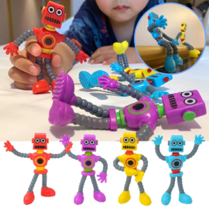 Figets Spielzeug Kreative Draht Roboter Twisted TDeformed Immer Ändern Puppe Spaß Dekompression Heikles Kinder Spielzeug Christma Geschenk 2022