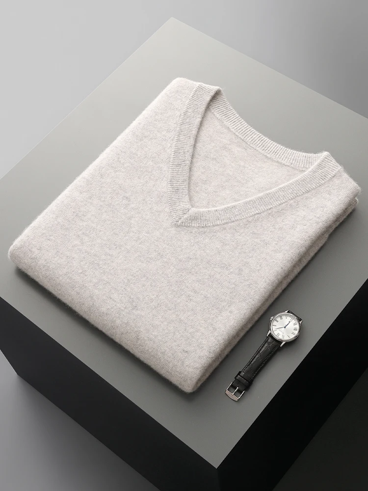 Männer Wolle V-Ausschnitt Pullover Weste Pullover Herbst Winter Grundlegende Casual Kaschmir 100% Merino Wolle Gestrickte Weiche Ärmellose Weste Top Männer Wolle V-Ausschnitt Pullover Weste Pullover Herbst Winter Grundlegende Casual Kaschmir 100% Merino Wolle Gestrickte Weiche Ärmellose Weste Top - Image 5