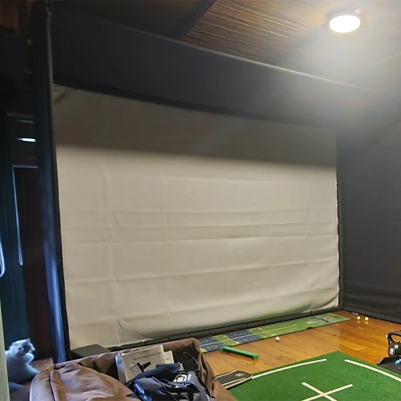 Indoor Leisure &Amp; Entertainment Sports Simulator Impact Screen Golf Simulator With Infrared Projection For Home Use Indoor Leisure &Amp; Entertainment Sports Simulator Impact Screen Golf Simulator With Infrared Projection For Home Use