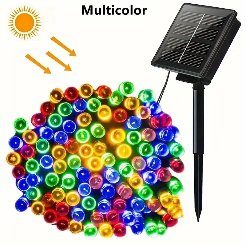 Outdoor Solar Lichterkette Led Weihnachtsdekoration, Lichterkette Solar Lichterkette Garten Weihnachtsdekoration Licht Outdoor Solar Lichterkette Led Weihnachtsdekoration, Lichterkette Solar Lichterkette Garten Weihnachtsdekoration Licht - Image 10