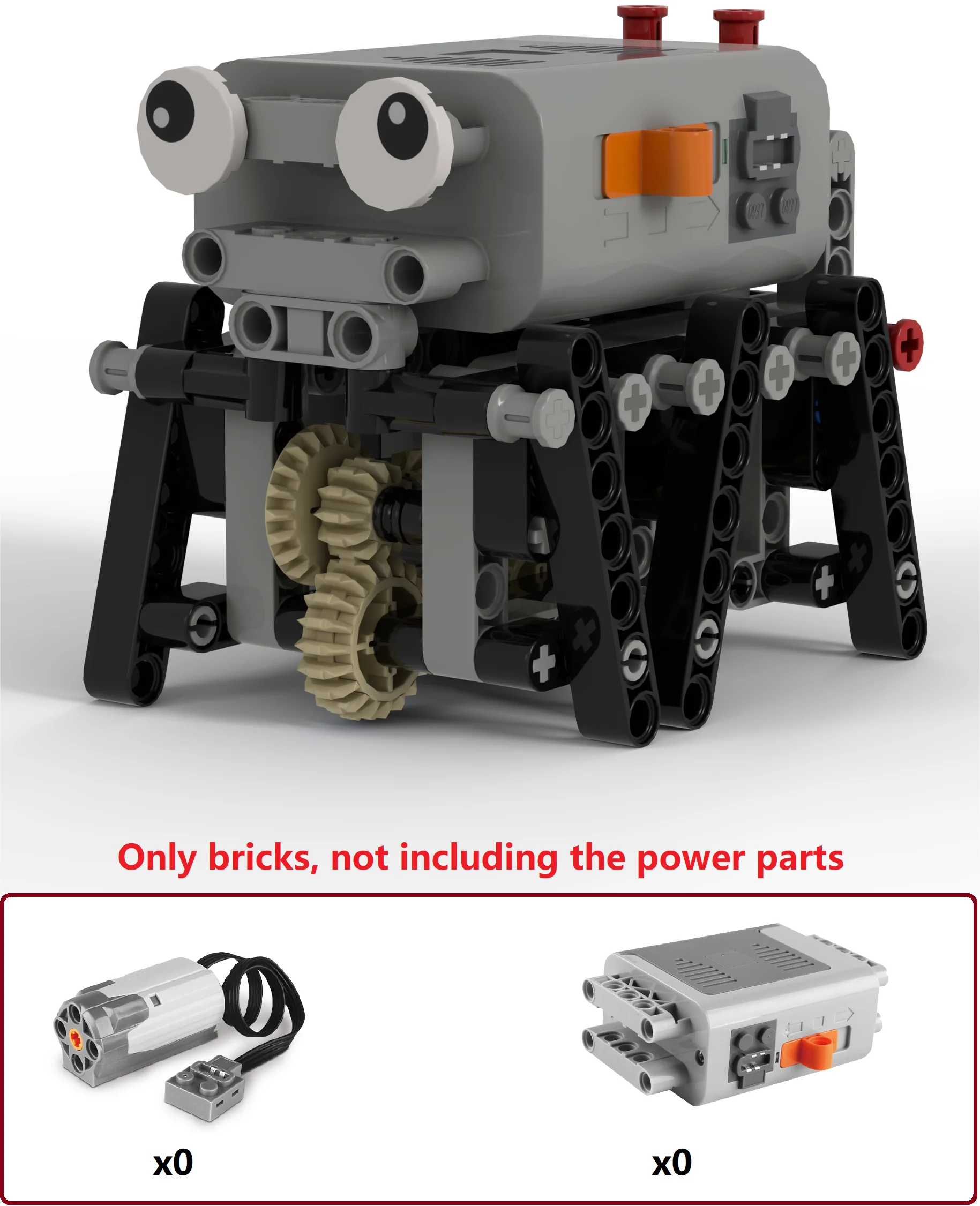 Technische Elektrische Moc-Bausteine, Laufender Roboter, Rc-Omnidirektional-Robotermodell, Diy-Bausteine, Kinderspielzeug Technische Elektrische Moc-Bausteine, Laufender Roboter, Rc-Omnidirektional-Robotermodell, Diy-Bausteine, Kinderspielzeug - Image 14