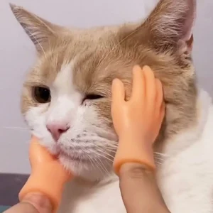Erwachsene Kinder Neuheit Spielzeug Lustige Mini Hände Kreative Finger Zappeln Spielzeug Simulation Weiche Kleine Hand Necken die Katze Haustier Spielzeug Simulation
