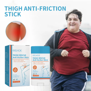Thigh Anti-Chafing Stick - Waterproof, Sweatproof, Blister-Free, Easy Application, Skin Protection for Legs, Heels & Arms