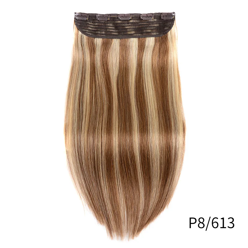 Doreen 100G 120G Brazilian Hair Clip In One Piece Real Human Hair Extensions 14 To 22Inch 1Pc 5 Clips Dark Brown Hair Clip On Doreen 100G 120G Brazilian Hair Clip In One Piece Real Human Hair Extensions 14 To 22Inch 1Pc 5 Clips Dark Brown Hair Clip On - Image 14