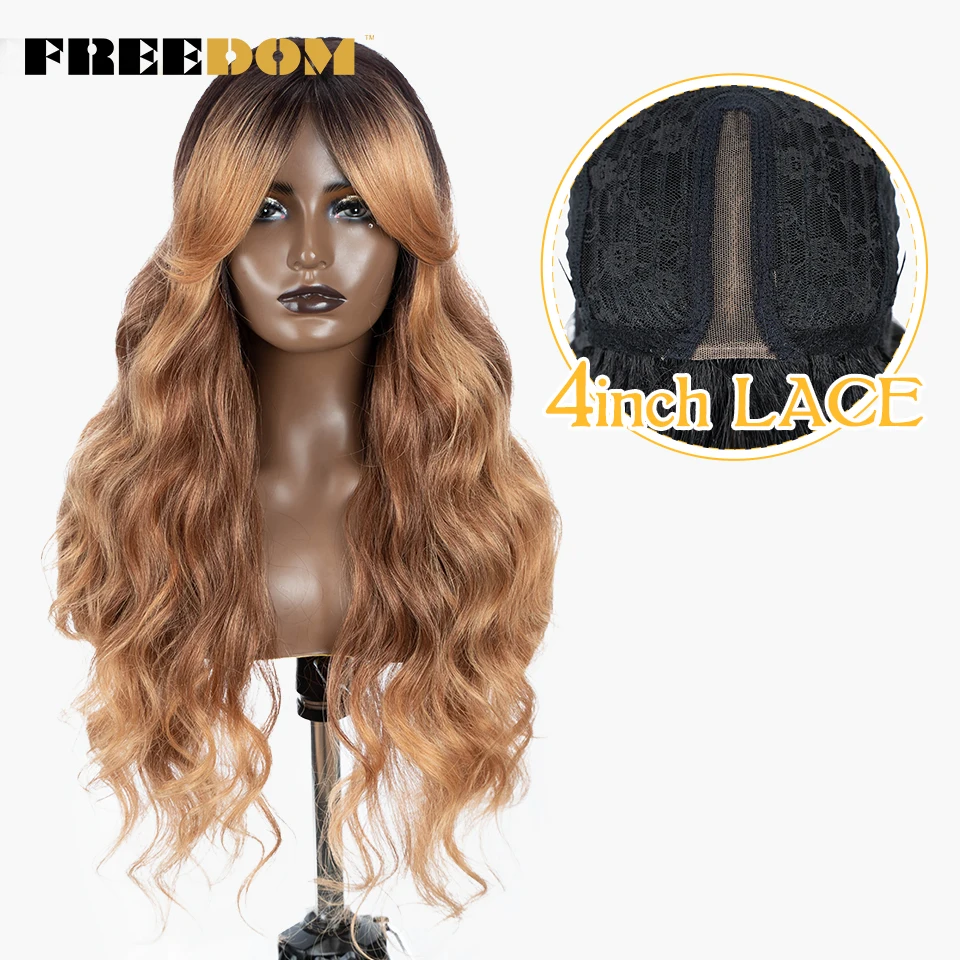 Freedom Synthetik Lace-Perücke, Extra Lang, Gewellt, Seitenscheitel, Braun-Blau Ombré, Hitzebeständig Freedom Synthetik Lace-Perücke, Extra Lang, Gewellt, Seitenscheitel, Braun-Blau Ombré, Hitzebeständig - Image 7