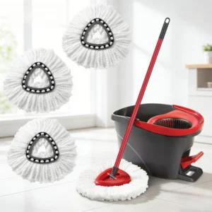 Startseite Waschbare, Saugfähige Mikrofaser-Mopp-Ersatzköpfe, Wischmopp-Tücher Für Nass- Und Trockenreinigung, Kompatibel Mit Vileda, O Cedar, Universal Home