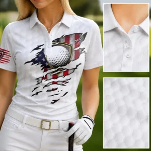 Damen-Poloshirt mit Aufdruck, für Arbeit, Sport, Freizeit, Damen-T-Shirt, Oberteil, Sommer-Golfshirt, kurzärmeliges Hemd mit Umlegekragen